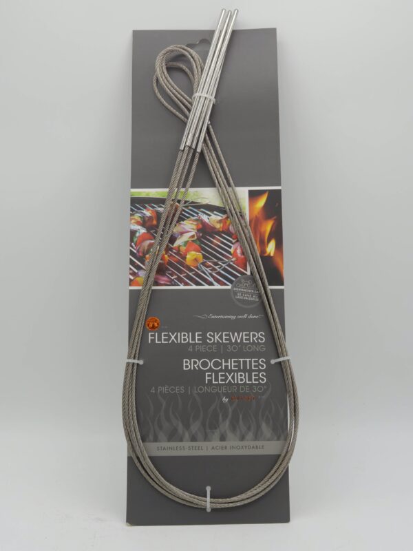 Outset Flex Skewers Set Of 4 Stainless Steel