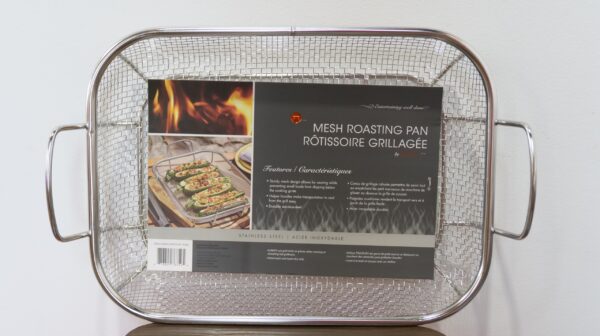 Outset Stainless Steel Grill Basket For Grilling And Roasting