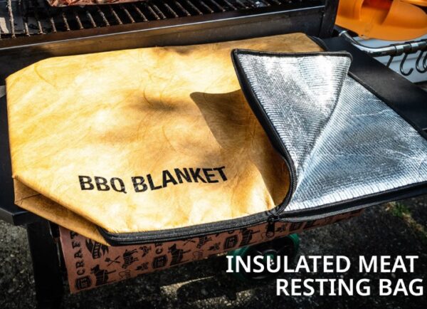 Restez Bbq Blanket, Reusuable Insulated Meat Resting Bag For Bbq, Smokers