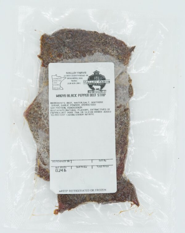 Malloy Farms Pepper Beef Jerky