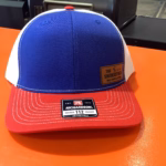 The Smokestack Red, White, & Blue Leather Patch Hat