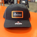 The Smokestack Black Patch Hat