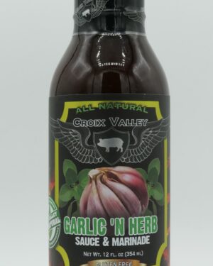 Croix Valley Garlic ‘n Herb Sauce & Marinade 12oz