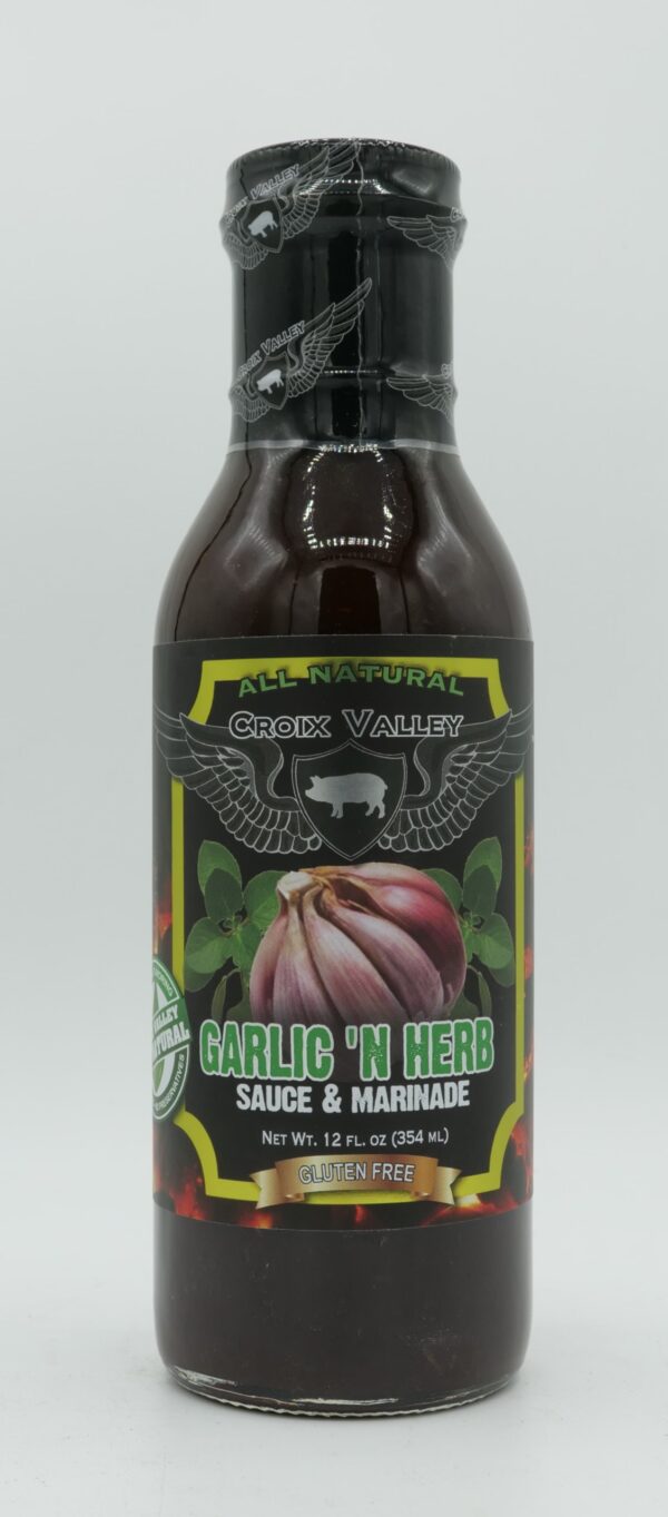Croix Valley Garlic ‘n Herb Sauce & Marinade 12oz