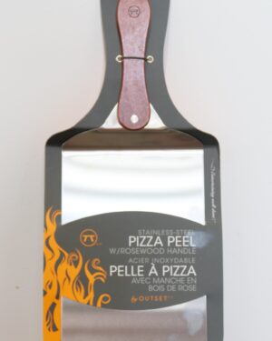 Outset Stainless Pizza Peel W/rosewood Handle