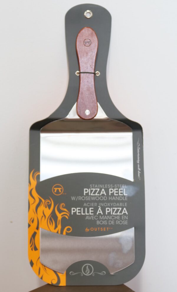 Outset Stainless Pizza Peel W/rosewood Handle