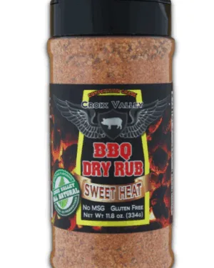 Croix Valley Sweet Heat Bbq Dry Rub 11.8oz