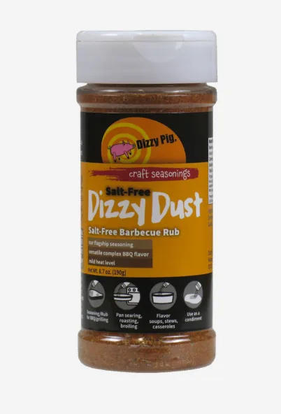 Dizzy Pig Salt Free Dizzy Dust Bbq Rub