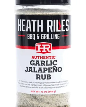 Heath Riles Garlic Jalapeño Rub 16oz