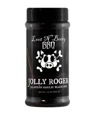 Loot N’ Booty Jolly Roger Jalapeño Garlic Black Rub