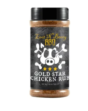 Loot N Booty Gold Star Chicken Rub