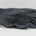Gray Knit Gloves