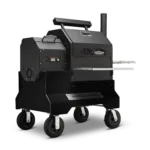 Yoder Ys480 Comp Cart (black) + Stainless Shelves