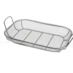 Outset Stainless Steel Grill Basket For Grilling And Roasting