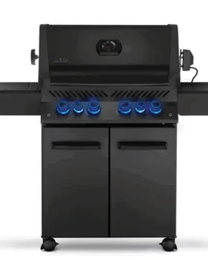 Napoleon Phantom Prestige® 500 Gas Grill With Infrared Side And Rear Burner,flat Black – Propane