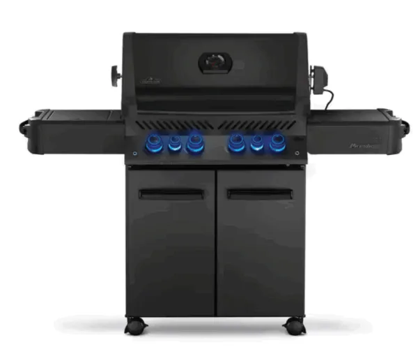Napoleon Phantom Prestige® 500 Gas Grill With Infrared Side And Rear Burner,flat Black – Propane