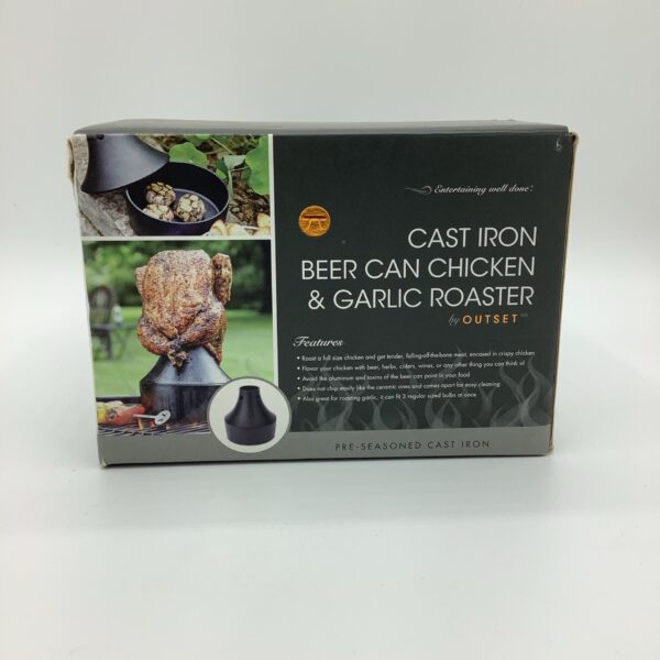 Outset Cast Iron Beer Can Roaster