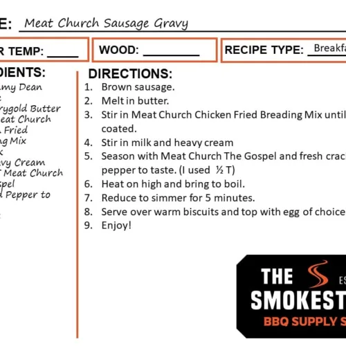 Meat Church Sausage Gravy