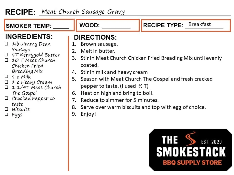Meat Church Sausage Gravy