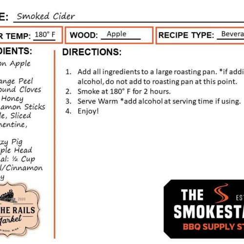 Smoked Apple Cider