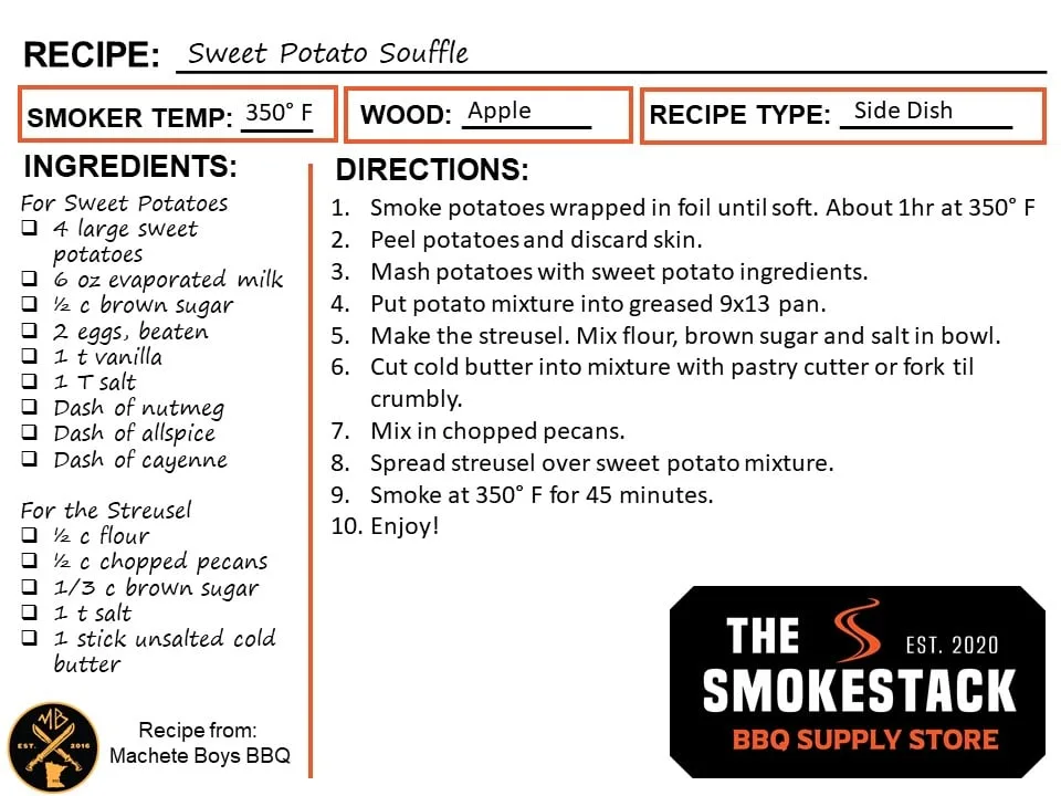 Sweet Potato Souffle