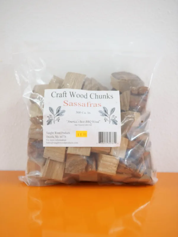 Gourmet Chunk Wood Sassafras Vaughn